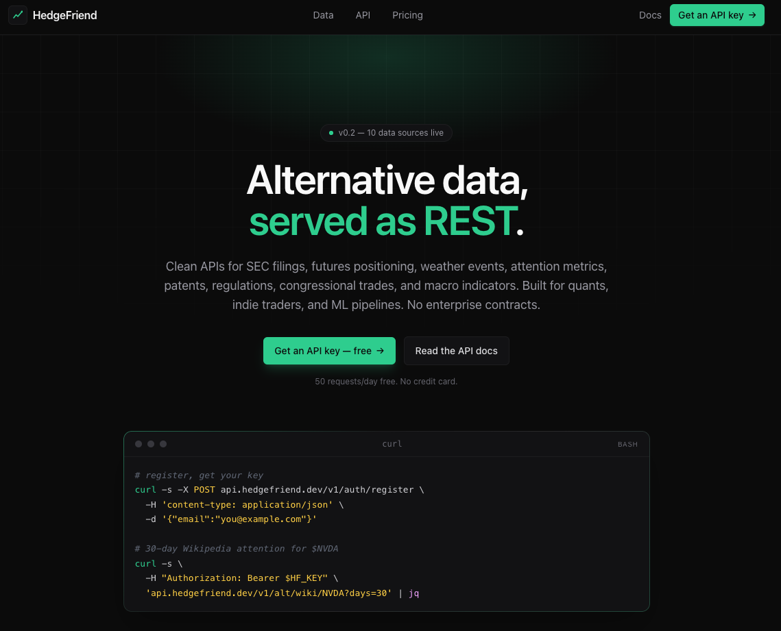 HedgeFriend Project Image